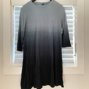 Ombre long sleeve dress